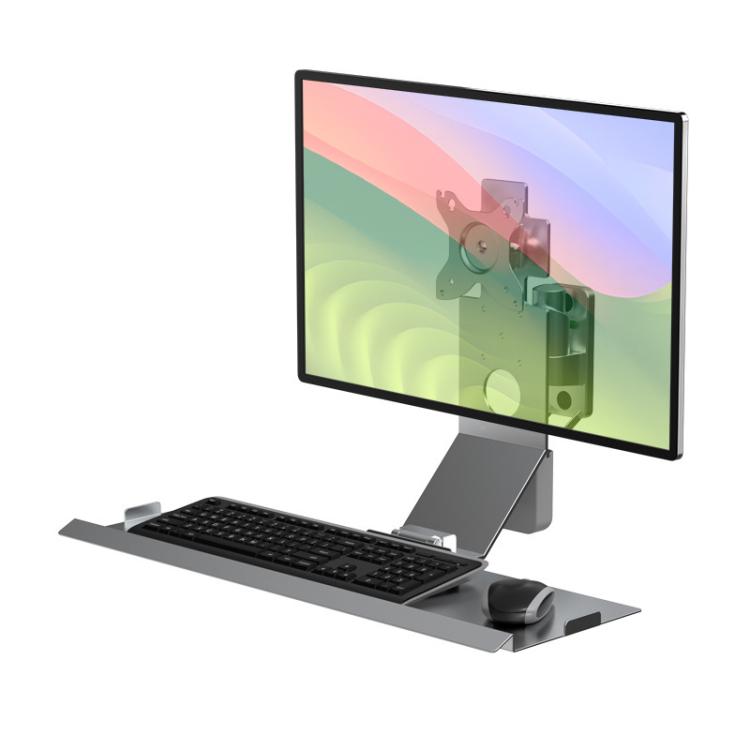 Monitor Bracket Industrial Equipment Cabinet Wall Mount All-In-One Stand Mouse Keyboard Bracket, WKS-1 21x60cm Tray Silver, WKS-1 21x60cm Tray Black, WKS-2 21x60cm Tray Silver, WKS-2 21x60cm Tray Black Monitor Bracket Industrial Equipment Cabinet Wall Mount All-In-One Stand Mouse Keyboard Bracket, WKS-1 21x60cm Tray Silver, WKS-1 21x60cm Tray Black, WKS-2 21x60cm Tray Silver, WKS-2 21x60cm Tray Black
